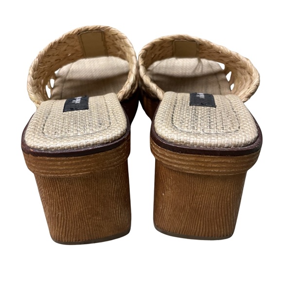 Vintage Y2K Chunky Sandals Xhilaration Raffia Platforms - Picture 5 of 5